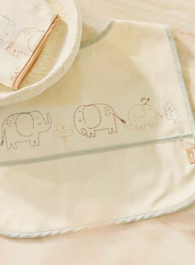 Jollein Bib Waterproof Elephant Tales (2pack) - Image 4